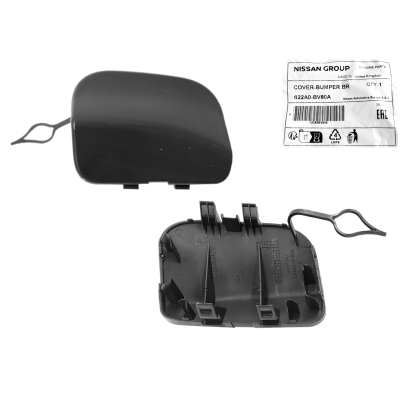 NISSAN JUKE F15 14- ZAŚLEPKA HAKA HOLOWNICZEGO ZDERZAKA PRZÓD OE 622A0-BV80A